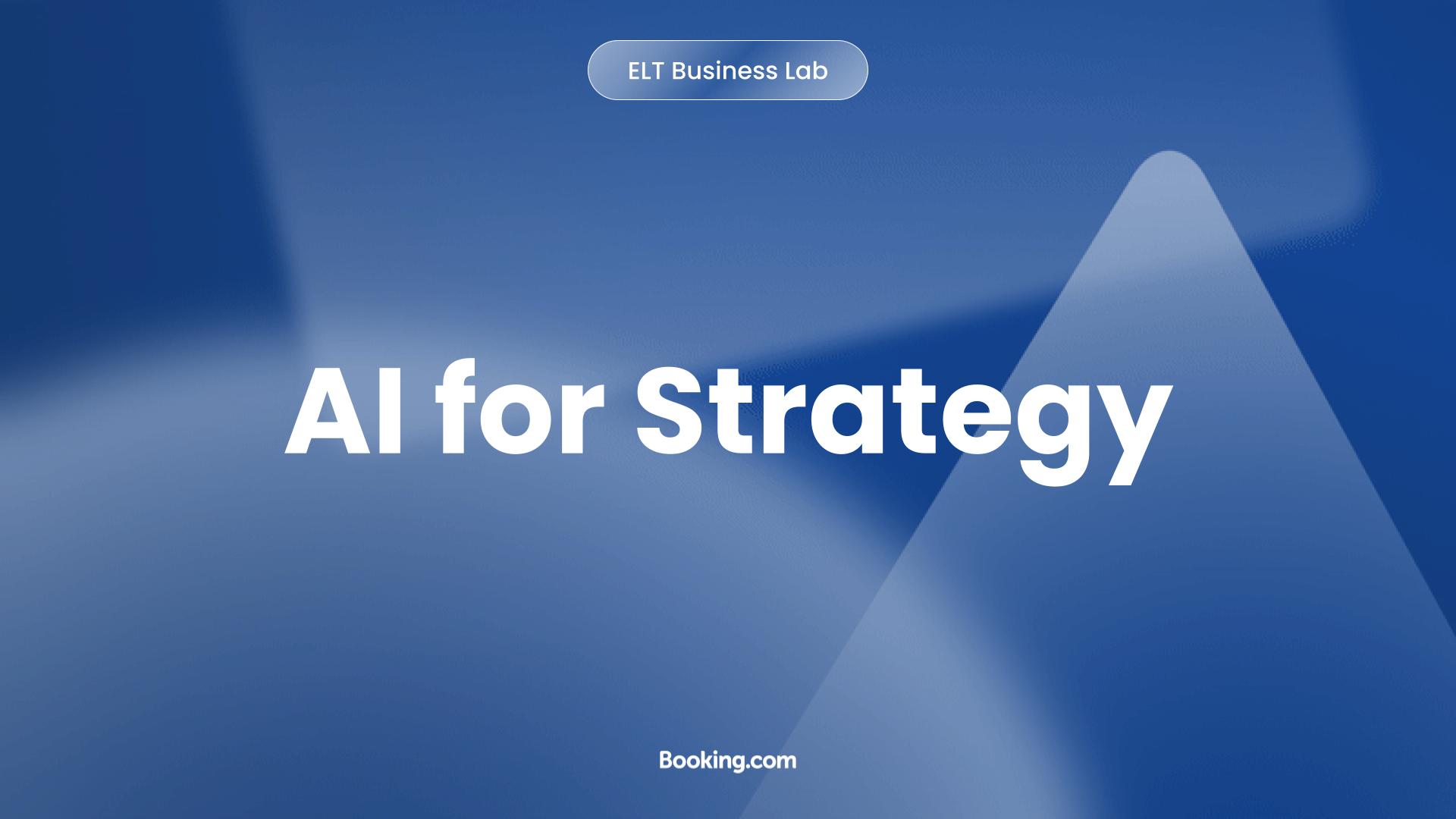 Booking.com Top 250 AI for Leaders — impression 5